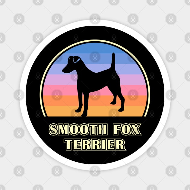 Smooth Fox Terrier Vintage Sunset Dog Magnet by millersye